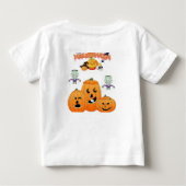 フーディ ハロウィン 幼児 ベビーTシャツ (裏面)