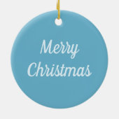 フートターブンウィンターワンダーランドおもしろい、バニーラビット セラミックオーナメント (裏面)