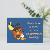 フートハローウィンパーティ招待状 招待状 (スタンド正面)