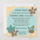 フートフルカスタマイズズ誕生日招待状 招待状 (裏面)