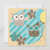 フートフルカスタマイズズ誕生日招待状 招待状 (正面)