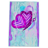 フートルビーズヴァレンティネスフォークアートミディアムのみ ミディアムペーパーバッグ (裏面)