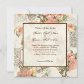 フートルビーnバラエレガントな結婚式 招待状 (裏面)