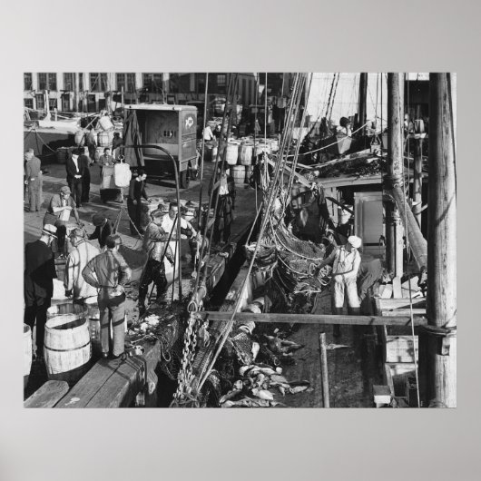 フートン魚市場: 1939年 ポスター (正面)