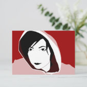 フードで見詰める 招待状 (スタンド正面)