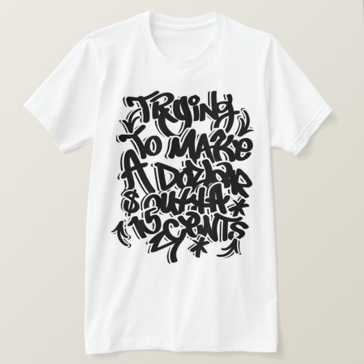 フードのモチベーションTシャツ Tシャツ (デザイン正面)