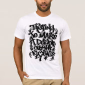 フードのモチベーションTシャツ Tシャツ (正面)