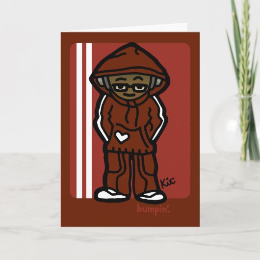 フードの挨拶 カード (正面)