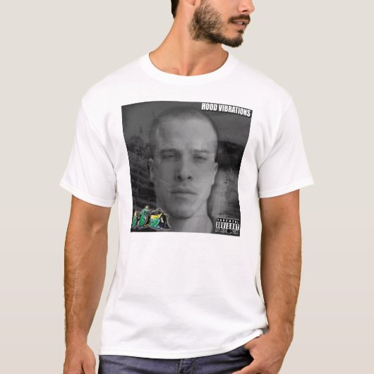 フードの振動Tシャツ Tシャツ (正面)