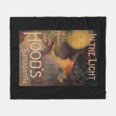 フードのSarsaparillaの昇進ポスター フリースブランケット (正面(横))