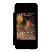 フードのSarsaparillaの昇進ポスター Incipio iPhoneウォレットケース (フォリオ 正面)