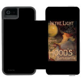 フードのSarsaparillaの昇進ポスター Incipio iPhoneウォレットケース (フォリオオープン)