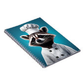 フードを被ったラクーン ノートブック (右側)