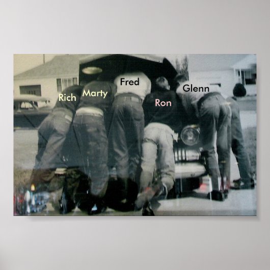 フードを被った男たち ポスター (正面)