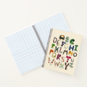 フードアルファベット - 健康的な果物と野菜を食べよう ノートブック (内部)