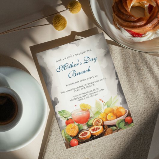 フードアンドフルーツマザーズデイブランチ招待状 招待状