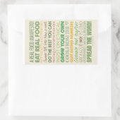 フードインスピレーションのシール 長方形シール (バッグ)