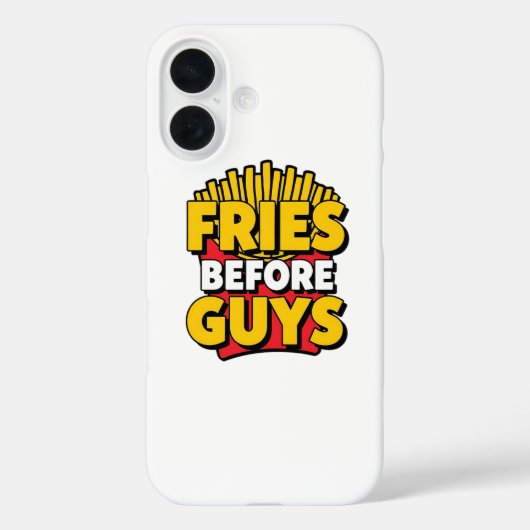 フードイー向けのユーモラスなフレンチフライ Case-Mate iPhoneケース (裏面)