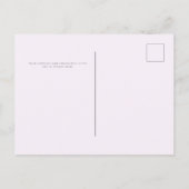 フードゥフルな鹿の赤ちゃんシャワーのお礼はがき ポストカード (裏面)