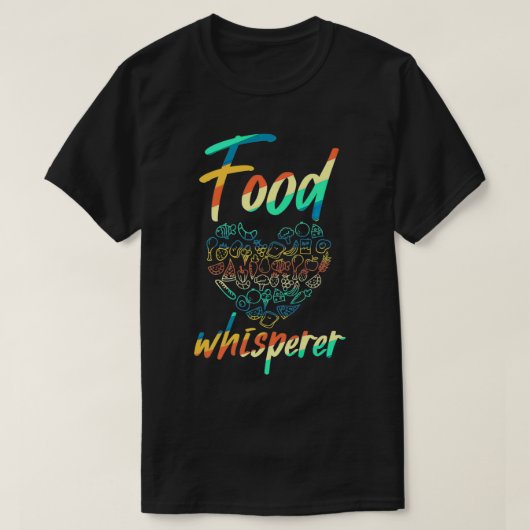 フードウィスパーおもしろいラー登録栄養士ナトルティ Tシャツ (デザイン正面)