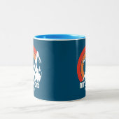 フードオレゴン山サンイーグル ツートーンマグカップ (中央)