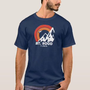 フードオレゴン山サンイーグル Tシャツ