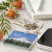 フードオレゴン山スキーボウルキーチェーン キーホルダー (正面右)