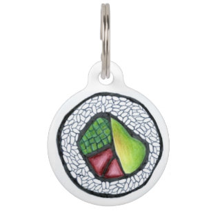 フードカリフ日本のァイ転がアルスシカリグルメ ペット　ネームタグ