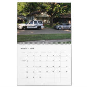 フードカレンダーの警官 カレンダー (3月 2026)