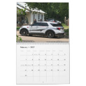 フードカレンダー第4号の警官 カレンダー (2月 2027)