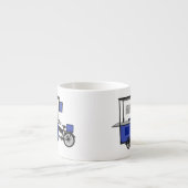 フードカート漫画イラストレーション エスプレッソカップ (正面)