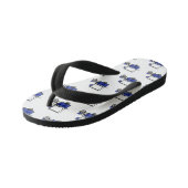 フードカート漫画イラストレーション キッズビーチサンダル (アングル)