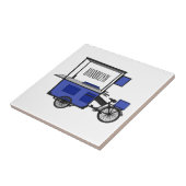 フードカート漫画イラストレーション タイル (側面)