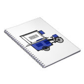 フードカート漫画イラストレーション ノートブック (右側)