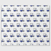 フードカート漫画イラストレーション ラッピングペーパー (フラット)