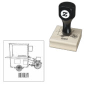 フードカート漫画イラストレーション ラバースタンプ (押印)