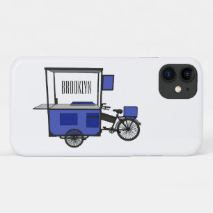 フードカート漫画イラストレーション iPhone 11 ケース