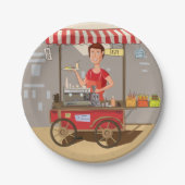フードカート ペーパープレート (正面)