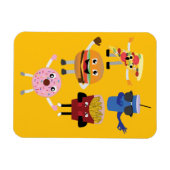 フードキャラクター マグネット (横)