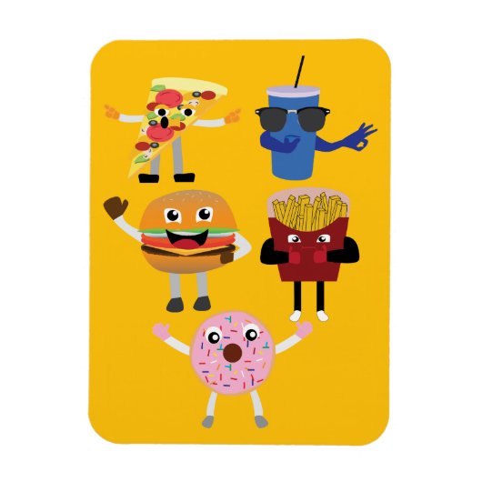 フードキャラクター マグネット (縦)