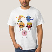 フードキャラクター Tシャツ (正面)