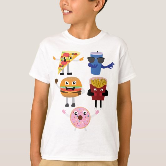 フードキャラクター Tシャツ (正面)