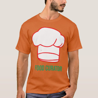 フードキュレーターシェフエンブレムファミリー Tシャツ