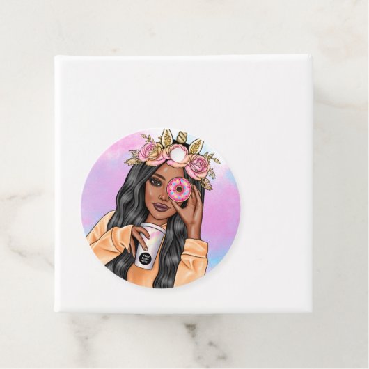 フードケータリングお洒落ユニコーンレディ企業のー フェイバータグ (インサイチュ)