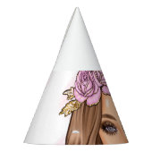 フードケータリングお洒落ユニコーンレディ パーティーハット (左)