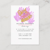 フードケータリングの名刺 名刺 (裏面)