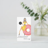 フードケータリングの名刺 名刺 (スタンド正面)