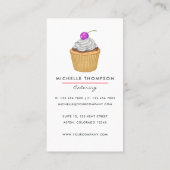 フードケータリングの名刺 名刺 (裏面)