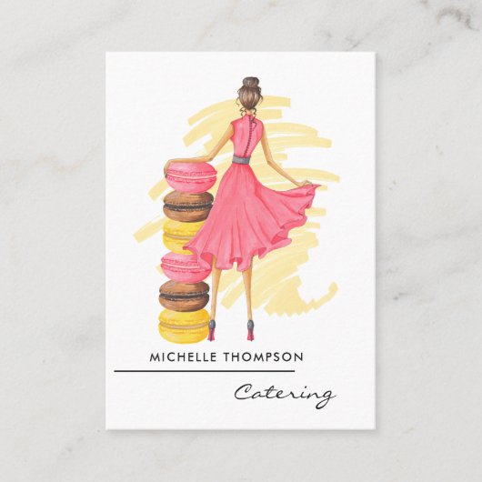 フードケータリングの名刺 名刺 (正面)