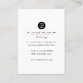 フードケータリングの名刺 名刺 (裏面)